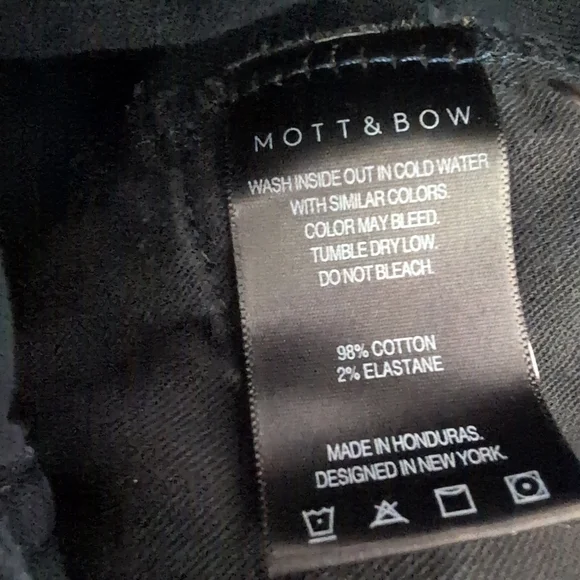 Mott & Bow Slim Merc Blue Jeans 32x30 Men